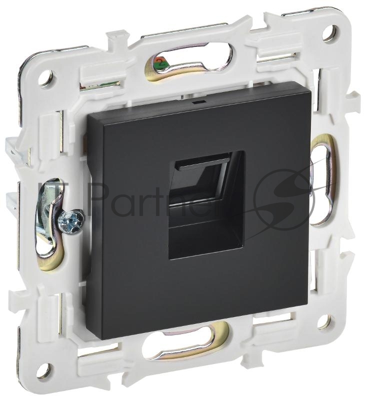 SKANDY Розетка компьютерная RJ45 кат.6 SK-K02Bl черный