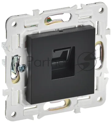 SKANDY Розетка компьютерная RJ45 кат.6 SK-K02Bl черный