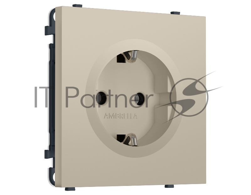 Комплект механизма электрической розетки SIGMA Кашемир 50Hz 2P+E с/з 16A-250V QUANT PRO (SP3460, PR141)