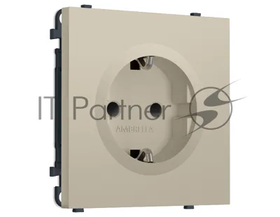 Комплект механизма электрической розетки SIGMA Кашемир 50Hz 2P+E с/з с/ш 16A-250V QUANT PRO (SP3470, PR141)
