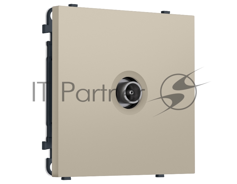 Комплект механизма TV розетки оконечной SIGMA Кашемир 50-870 MHz 1dB QUANT PRO (SP3530, PR202)