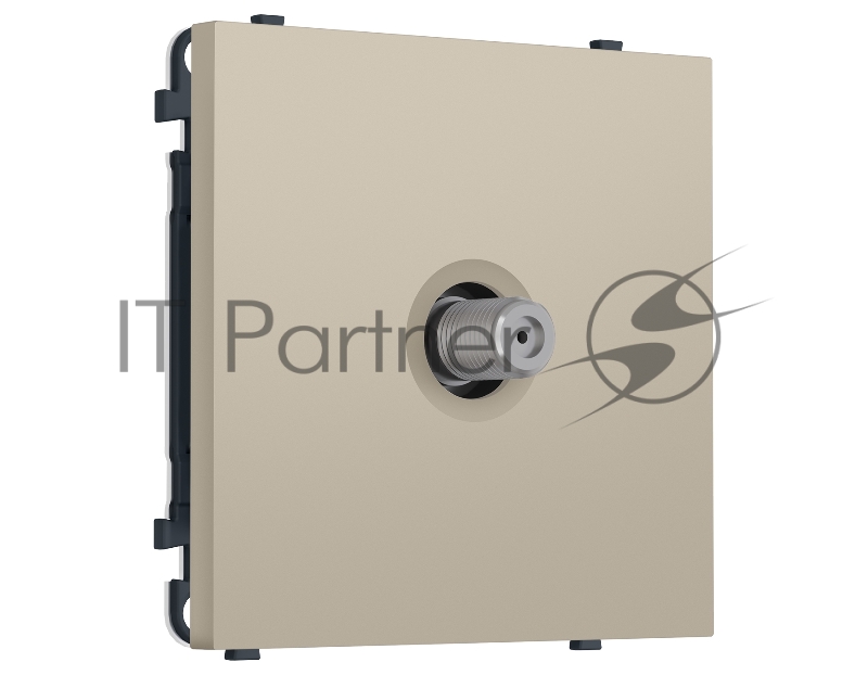 Комплект механизма TV розетки SAT SIGMA Кашемир 5-2400MHz 3.5dB QUANT PRO (SP3530, PR215)