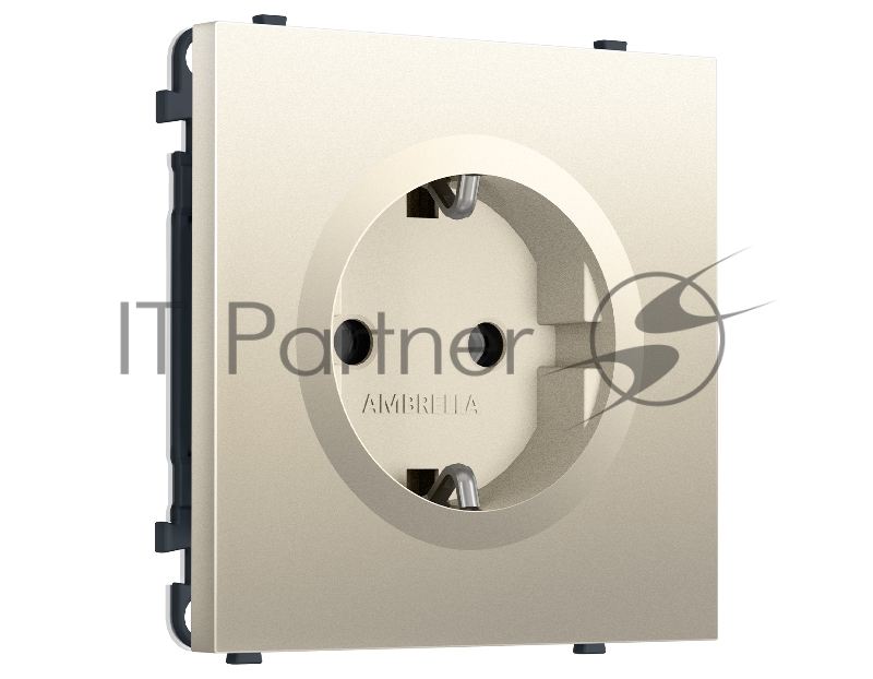 Комплект механизма электрической розетки SIGMA Шёлк 50Hz 2P+E с/з 16A-250V QUANT PRO (SP5460, PR141)