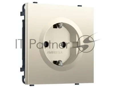 Комплект механизма электрической розетки SIGMA Шёлк 50Hz 2P+E с/з 16A-250V QUANT PRO (SP5460, PR141)