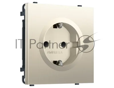 Комплект механизма электрической розетки SIGMA Шёлк 50Hz 2P+E с/з с/ш 16A-250V QUANT PRO (SP5470, PR141)