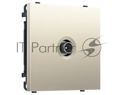 Комплект механизма TV розетки проходной SIGMA Шёлк 5-1000 MHz 4dB QUANT PRO (SP5530, PR211)