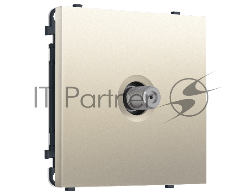 Комплект механизма TV розетки SAT SIGMA Шёлк 5-2400MHz 3.5dB QUANT PRO (SP5530, PR215)