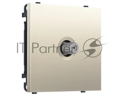 Комплект механизма TV розетки SAT SIGMA Шёлк 5-2400MHz 3.5dB QUANT PRO (SP5530, PR215)