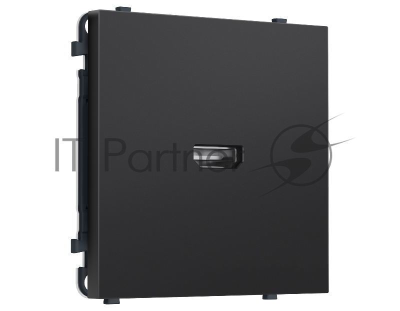Комплект механизма розетки HDMI 2.1 SIGMA Черный матовый 30V/900MS 4K-120HZ 8K-60Hz QUANT PRO (SP8140, PR223)