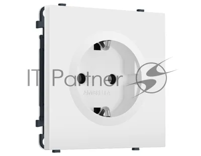 Комплект механизма электрической розетки SIGMA Белый мягкое касание 50Hz 2P+E с/з 16A-250V QUANT PRO (SP8260, PR141)