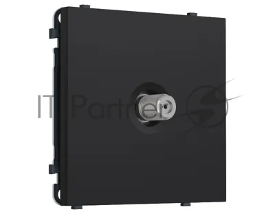 Комплект механизма TV розетки SAT SIGMA Черный Мягкое касание 5-2400MHz 3.5dB QUANT PRO (SP9930, PR215)