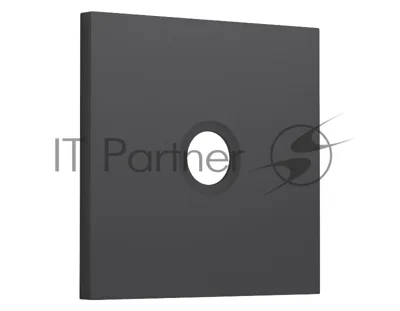 Лицевая панель SIGMA (Графит Мягкое касание) для TV розетки QUANT PRO