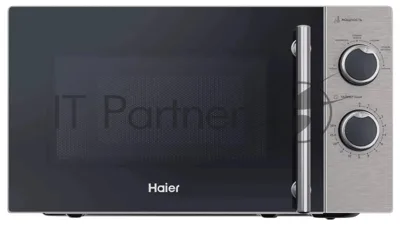 Микроволновая печь Haier HMG-MM207SA серебристый, 20 л, 700 Вт, переключатели - поворотный механизм