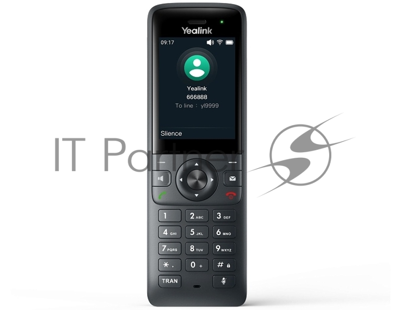 YEALINK AX83H, экран 2.4", Wi-Fi 6, виброоповещение, Bluetooth, 3.5 mm, Type-C, SNC, звук HD