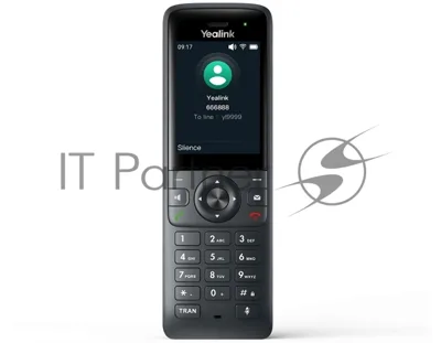 YEALINK AX83H, экран 2.4", Wi-Fi 6, виброоповещение, Bluetooth, 3.5 mm, Type-C, SNC, звук HD