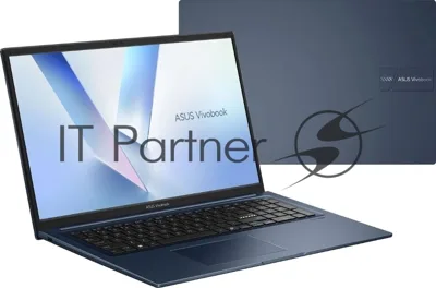Ноутбук Asus Vivobook 17 X1704MA-AU010/17.3"/IPS/Intel Core 5 320/16Gb/512Gb SSD/Intel Graphics/Windows 11 Pro/синий/2.1kg