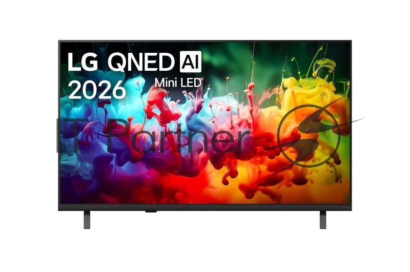 Телевизор LG 43" 43QNED70B6C.ARUG черный QNED UHD 60Hz Smart TV webOS