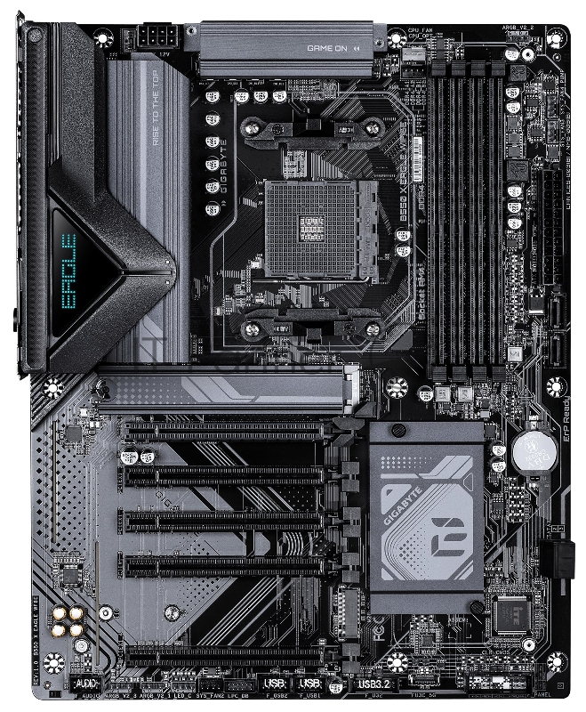 Материнская плата Gigabyte B550 X EAGLE WIFI6E, AM4, AMD B550, 4xDDR4, 4xSATA, 2xM.2, 1xPCIe 4.0 x16, 4xPCIe 3.0 x1, 1xHDMI, 1x2.5Gb LAN, 4xUSB 2.0, 3xUSB 3.2 Gen 1, 1xUSB 3.2 Gen 2, 1xUSB Type-C, 3x3.5 мм, 7.1, ATX