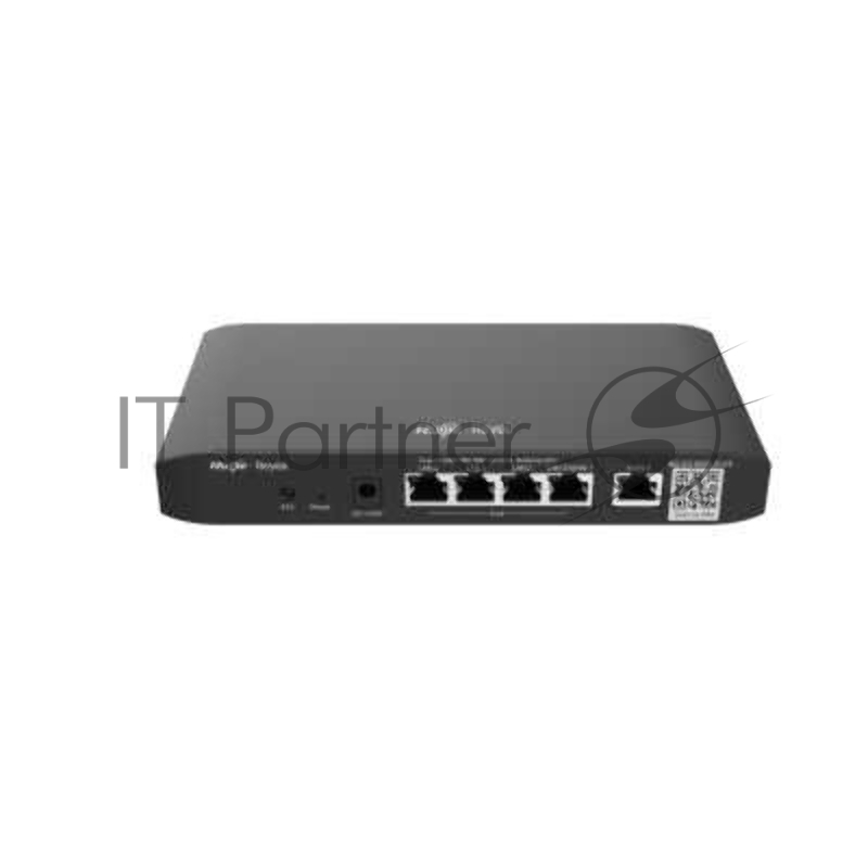 Маршрутизатор Ruijie Reyee RG-EG105G-P-V3, 4×1 Гбит/с PoE + 1×1000 Мбит/с Uplink, управляемый