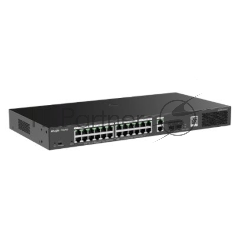 Коммутатор Ruijie Reyee RG-ES228GS-P, 24×1 Гбит/с PoE + 2×1 Гбит/с + 2×1 Гбит/с SFP Uplink, настраиваемый