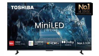 Телевизор Toshiba 85" 85Z680SE черный Mini-LED+QLED UHD 144Hz Smart TV VIDAA 3GB/16GB