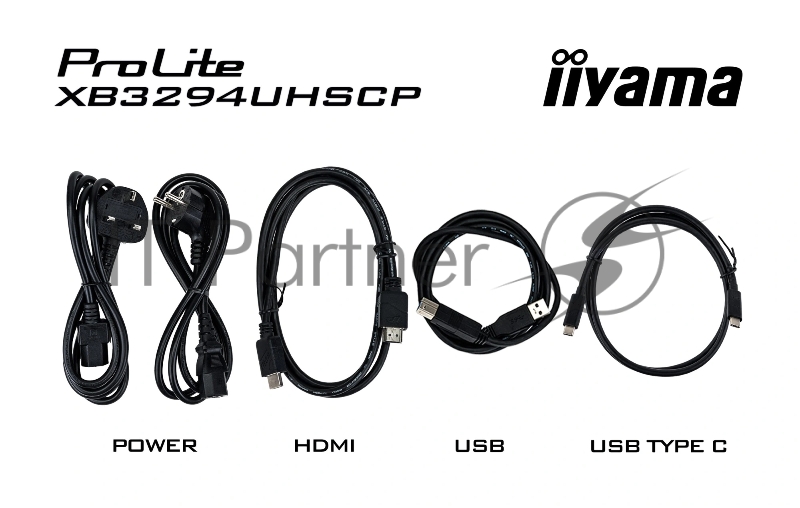 Монитор Iiyama 32" ProLite XB3294UHSCP-B1 черный VA LED 2ms 21:9 HDMI M/M матовая HAS 400cd 178гр/178гр 3440x2160 75Hz DP 4K USB 9.7кг