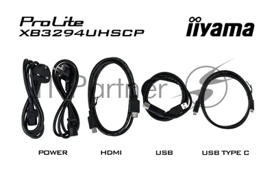 Монитор Iiyama 32" ProLite XB3294UHSCP-B1 черный VA LED 2ms 21:9 HDMI M/M матовая HAS 400cd 178гр/178гр 3440x2160 75Hz DP 4K USB 9.7кг