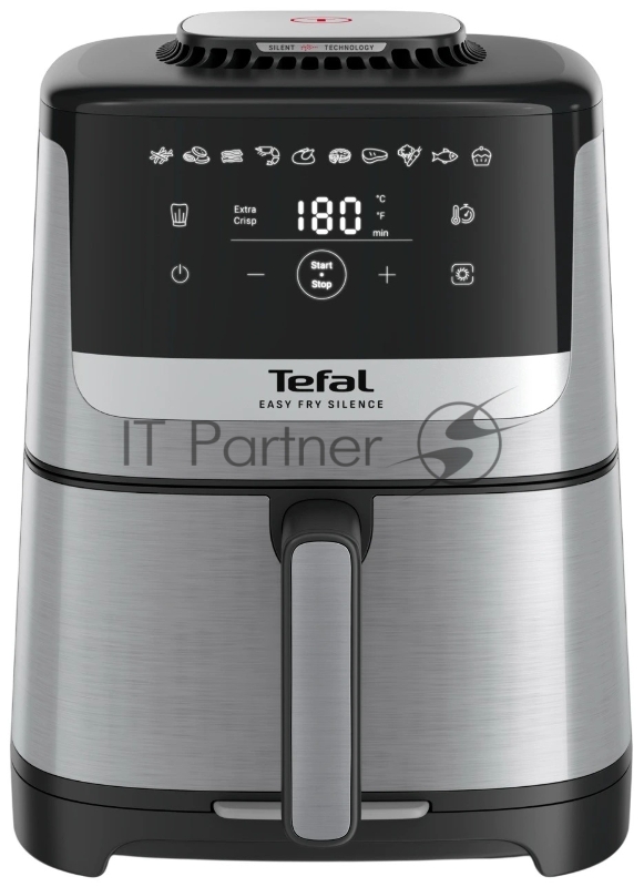 Аэрогриль Tefal Easy Fry Silence EY552DE0 серебристый