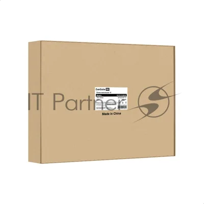 Полка консольная 19" ExeGate ECCS-1U300-B (перфорированная, глубина 300мм, крепление 19" 1U, для напольных шкафов и стоек глубиной 450мм/600мм, нагрузка до 15кг, цвет черный RAL9004)