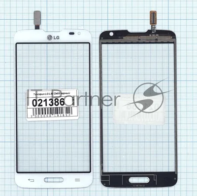Сенсорное стекло (тачскрин) для LG L90 D405 белое