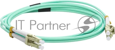 Патч-корд Lanmaster LAN-2LC-2LC/OM2-1.0 1x50/125 OM2 LC дуплекс-LC дуплекс 1м LSZH голубой