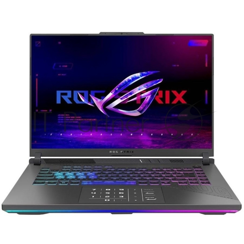 Ноутбук ASUS ROG Strix G16 G614PR-RV090/16"/IPS/AMD Ryzen 9 8940HX/32Gb/1Tb SSD/NVIDIA GeForce RTX 5070 Ti 12Gb/NoOS/темно-серый/2.50kg