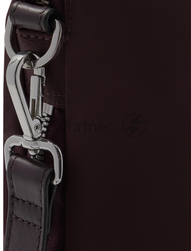 Деловая сумка женская Piquadro Lyra CA4021W92T/BO2 с отделением для ноутбука 15.6" бордовая нейлон/натур.кожа