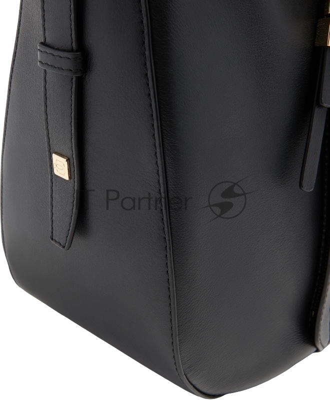 Деловая сумка тоут женская Piquadro Circle BD7136W92/N с отделением для ноутбука 14" черная натур.кожа