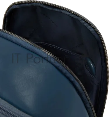 Рюкзак слинг мужской Piquadro Victor CA7174W143/BLU синий натур.кожа