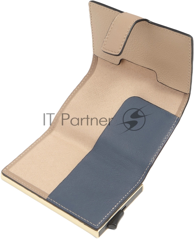 Чехол для кредитных карт Piquadro Circle PP5649W92R/TOBLU бежевый металл/натур.кожа