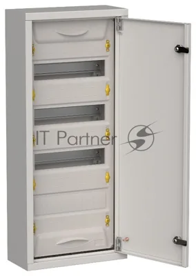 TITAN 5 Корпус металлический ЩРн-48 (1х48) 710х310х140мм IP31 серый (одна дверь)
