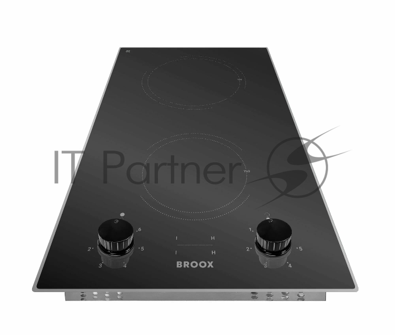 Электрическая варочная поверхность BROOX ПЭВ 20 С, 2 конфорки, стеклокерамика, 2900 Вт