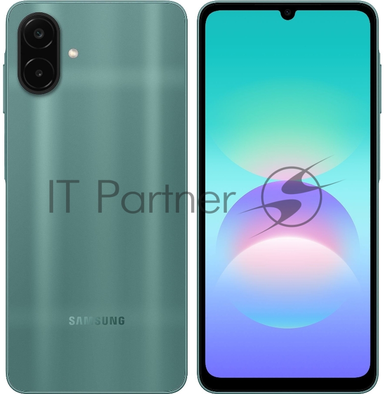 Смартфон Samsung Galaxy A08 4Gb, 128Gb, зеленый