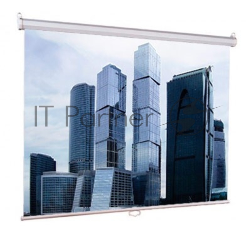 Настенный экран LEP-100102 Lumien Eco Picture 180х180 см Matte White, восьмигранный корпус, возм. потолочн-настенного крепления (ТРЕУГОЛЬНАЯ уп)