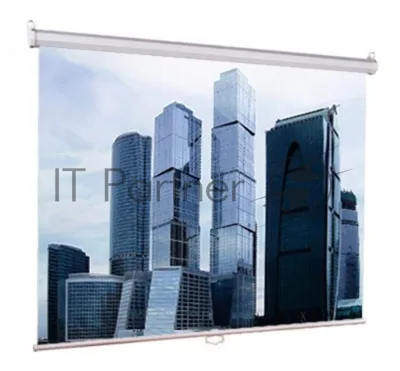 Настенный экран LEP-100102 Lumien Eco Picture 180х180 см Matte White, восьмигранный корпус, возм. потолочн-настенного крепления (ТРЕУГОЛЬНАЯ уп)