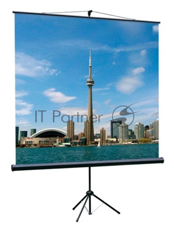 Экран на треноге Lumien 150x150 см Eco View LEV-100101 1:1 напольный рулонный