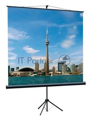 Экран на треноге Lumien 150x150 см Eco View LEV-100101 1:1 напольный рулонный