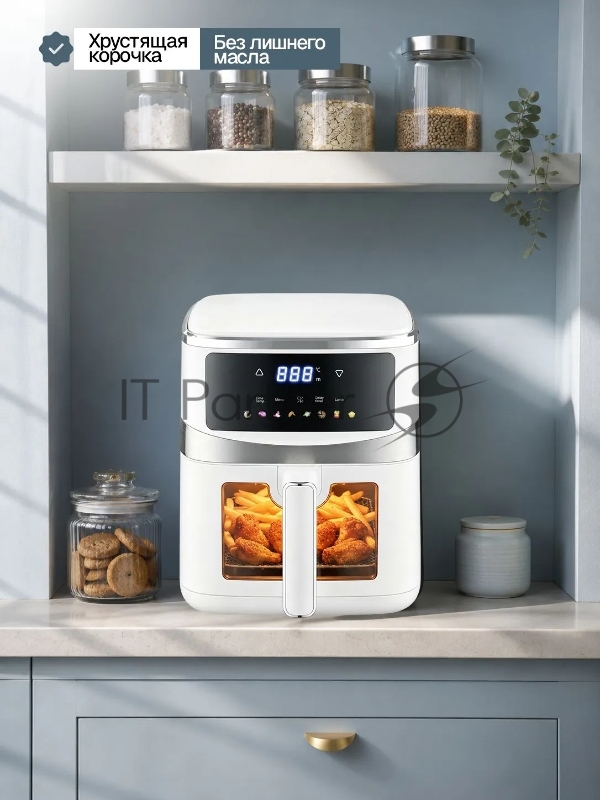 Аэрогриль ELTRONIC (777-17) 6 литров/ 1600w (белый)