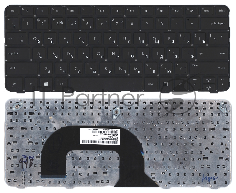 Клавиатура для ноутбука HP Pavilion DM1-3000 DM1-4000 черная без рамки
