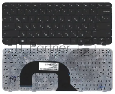 Клавиатура для ноутбука HP Pavilion DM1-3000 DM1-4000 черная без рамки