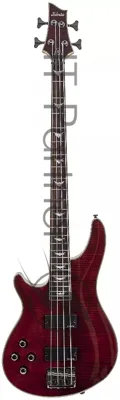 Бас-гитара SCHECTER [OMEN EXTREME-4 LH BCH] леворукая 4-струнная бас-гитара, корпус: красное дерево, топ: огненный клен, гриф: клен, накладка: палисандр, 24 лада, цвет: Black Cherry (BCH)