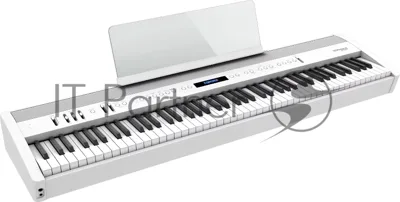 Портативное цифровое пианино ROLAND [FP-60X-WH] (88 клавиш PHA-4 Standard), полифония 256, SuperNATURAL Piano, 358 тембров, Bluetooth 3.0, Headphones 3D Ambience, USB, вес 19,3 кг., белое.