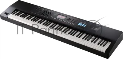 Профессиональный синтезатор ROLAND [JUNO-D8] с 88-клавишной молоточковой клавиатурой (PHA-4), движком ZEN?Core. Более 3 800 тембров, 95 ритмов, 8-дорожечный секвенсор (64 шага), микрофонный вход, USB-C/A, цветной дисплей, вес 14,5 кг.