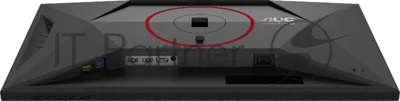 Монитор AOC 27" U27G4R черный/красный IPS LED 16:9 HDMI матовая HAS Piv 400cd 178гр/178гр 3840x2160 160Hz G-Sync DP 4K USB 6.35кг